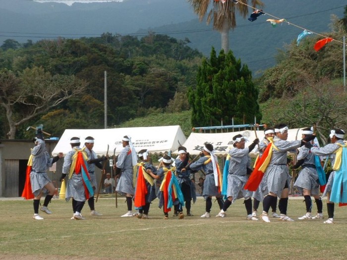 校区合同運動会での踊り2