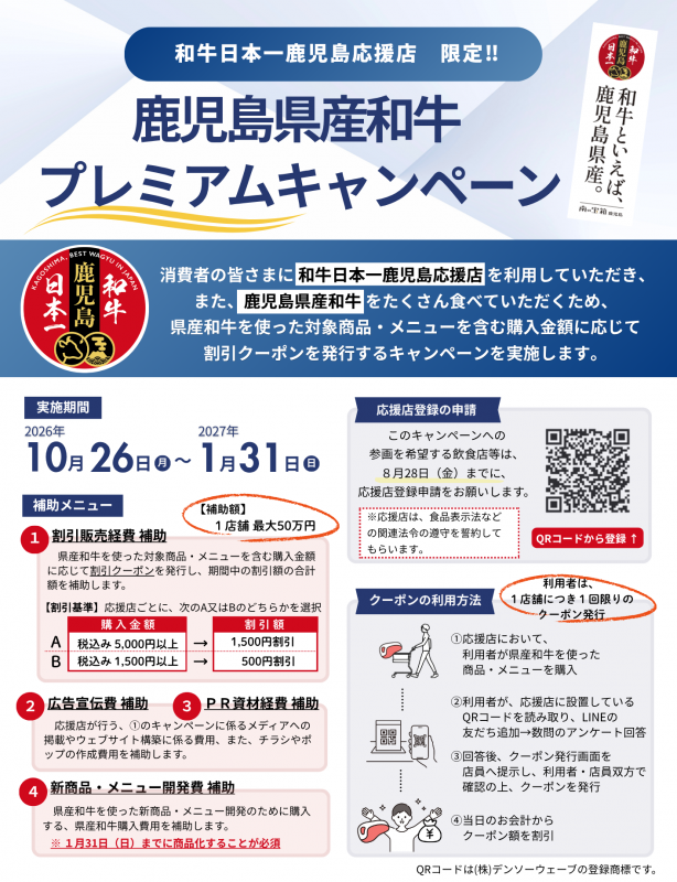 キャンペーン参画募集チラシ
