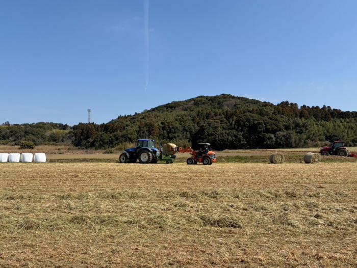 大型機械の連携作業