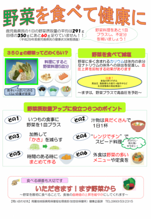 野菜のチラシ